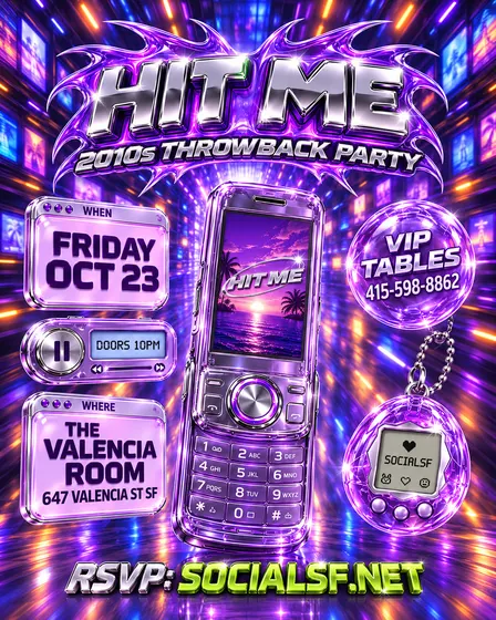 Hit Me: Throwback Party @ The Valencia Room