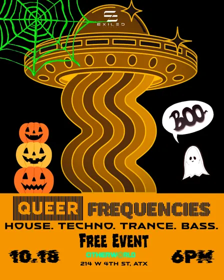 Exiled Electronica Presents: QUEER FREQUENCIES (Spooky Edition) 10.18
