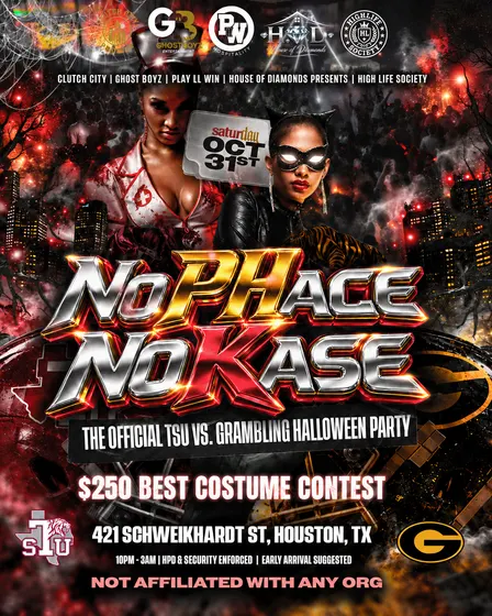 NO PHACE NO KASE: THE BIGGEST COSTUME PARTY IN TEXAS 👻🎃