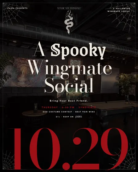 A Spooky Wingmate Social