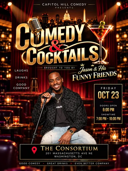 COMEDY & COCKTAILS: FREAKIN' FUNNY FRIDAYS