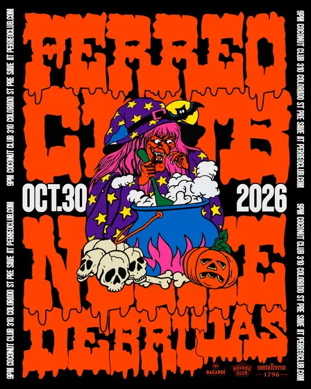 PERREO CLUB X NOCHE DE BRUJAS @COCONUT CLUB (310 COLORADO ST)
