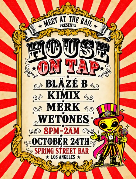 Meet at the Rail: House On Tap