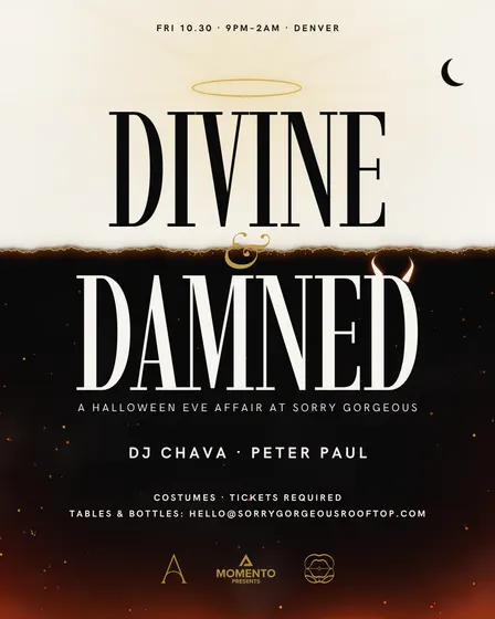 Divine & Damned: A Halloween Eve Affair at Sorry Gorgeous