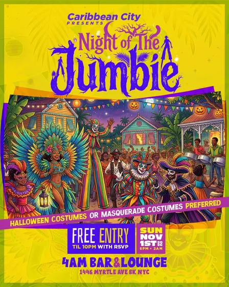 🌴 NIGHT OF THE JUMBIE 👻 | Caribbean Halloween Party | FREE RSVP
