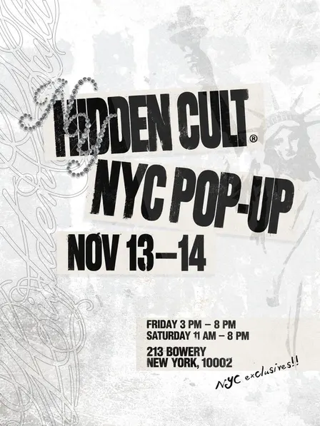 HIDDEN CULT® NYC POP-UP🗽