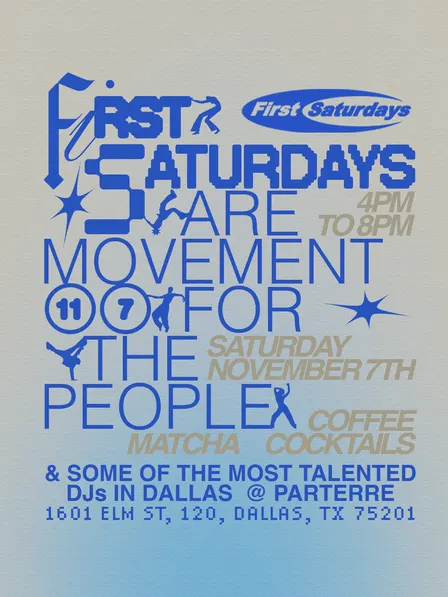 First Saturdays - November 7th