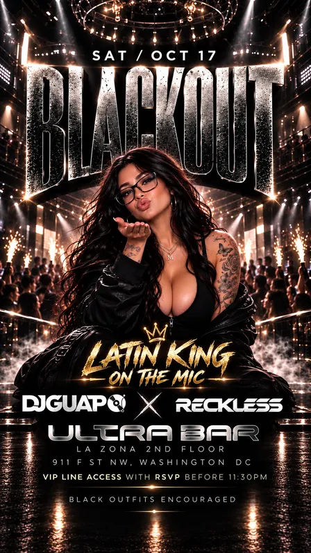 SATURDAY NIGHT ULTRABAR VIP PASS LATIN FLOOR