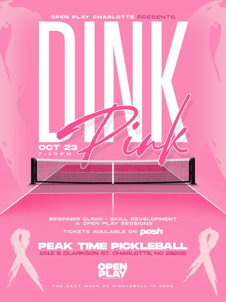Dink Pink Pickleball Night hosted by Open Play Charlotte