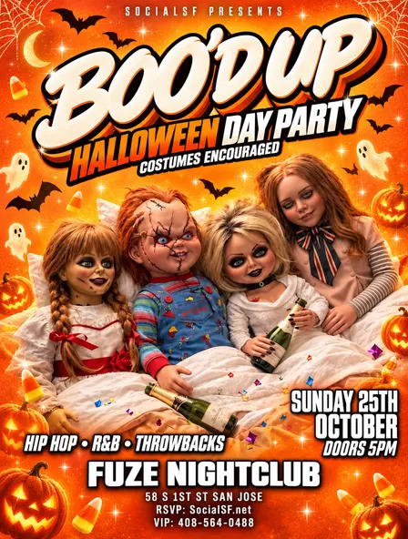 BOO'D UP | Halloween Day Party at Fuze San Jose