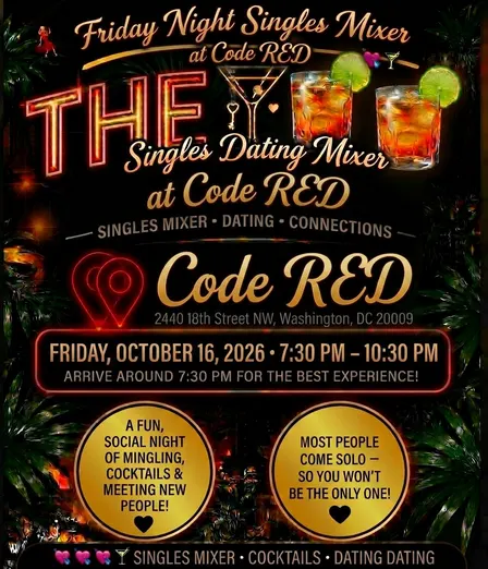 Friday Night Singles Mixer - Code RED