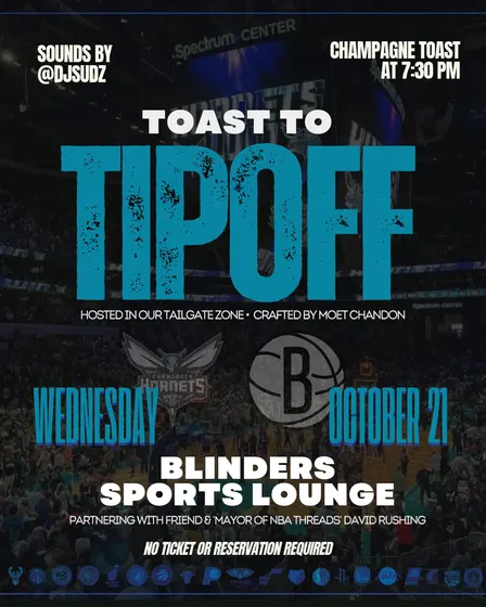 Toast to Tipoff | Charlotte's NBA Season Kickoff Watch Party