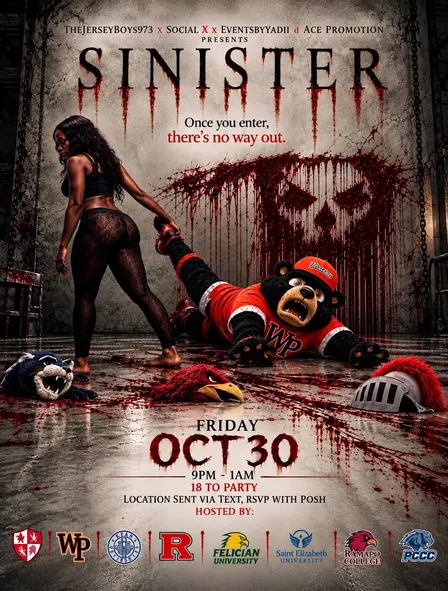 SINISTER PRE HALLOWEEN PARTY