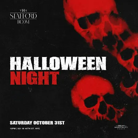 Halloween Night Party @ THE STAFFORD ROOM NYC - Sat 10/31