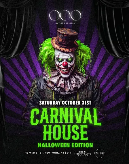 Halloween Night Party @ OUT OF ORDINARY NYC - Saturday 10/31