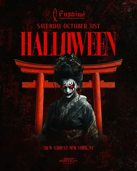 Halloween Party @ FUSHIMI NYC | 18+ To Enter | - Saturday 10/31