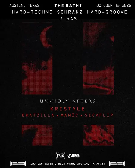 FRNR & NRG PRESENTS: UN-HOLY AFTERS