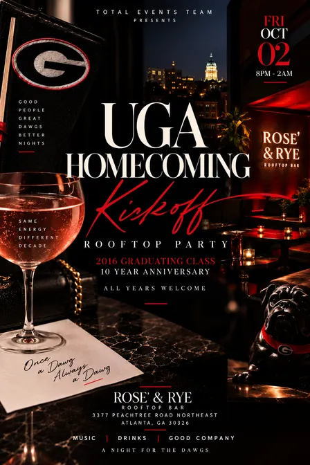 UGA HOMECOMING KICKOFF