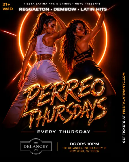 Noche de Perreo Thursdays — Fiesta Latina NYC at The Delancey