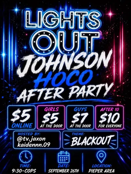 Johnson Hoco after party