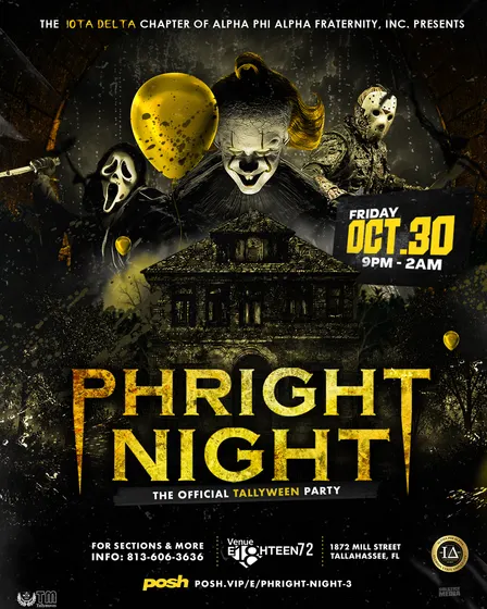 PHRIGHT NIGHT | THE OFFICIAL TALLYWEEN AFTERPARTY