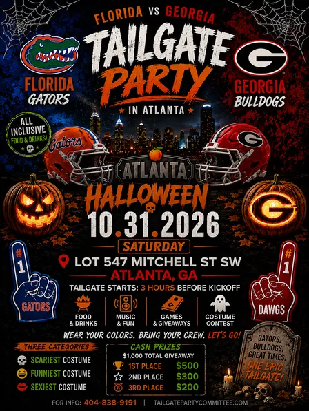 FLORIDA VS GEORGIA TAILGATE PARTY