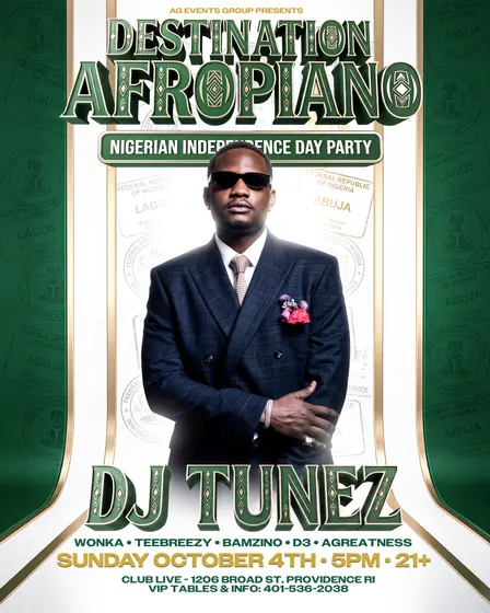 Destination Afropiano: Nigerian Independence Day Party w/ DJ Tunez