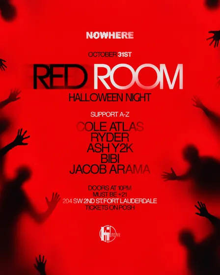 RED ROOM @ NOWHERE | HALLOWEEN NIGHT [SPECIAL EVENT]