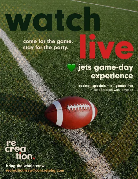 New York Jets Watch Parties at Recreation