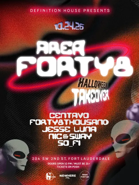 AREA 48 @ NOWHERE | HALLOWEEN TAKEOVER