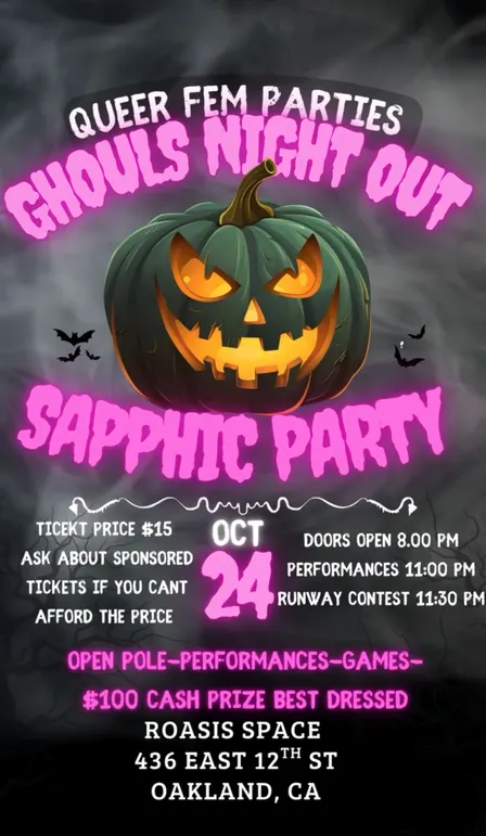 Ghouls Night Out Sapphic Party