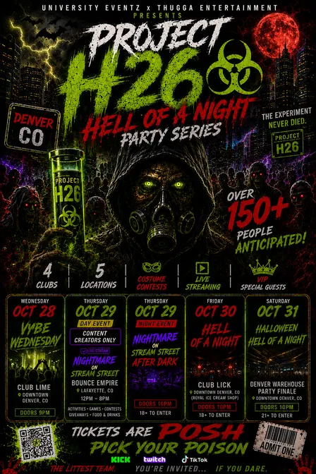 Project H26: Hell of A Night + Live On Stream Street series