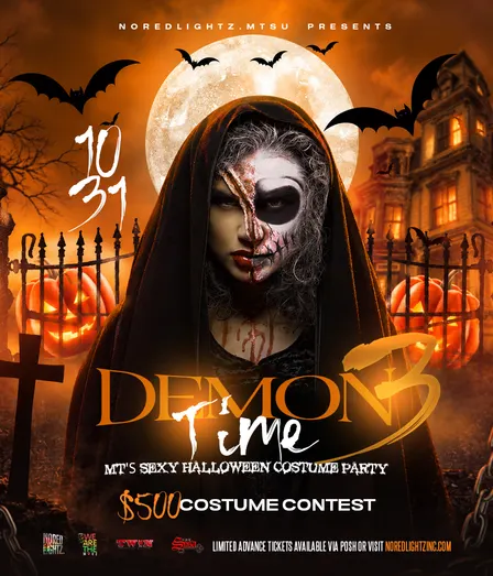 Demon Time 3 MTSU HALLOWEEN