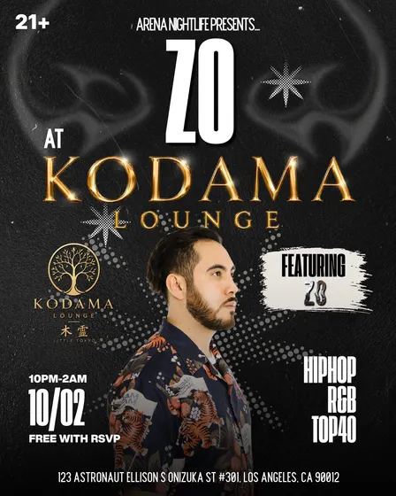 Zo at Kodama Lounge: Soft Opening