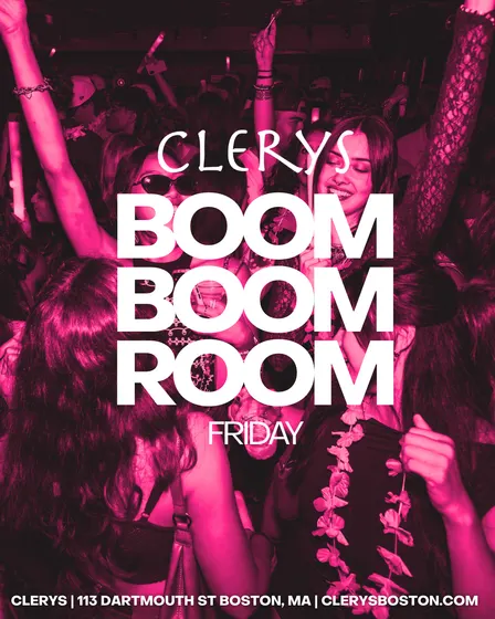 Clerys Boom Boom Room Friday RSVP
