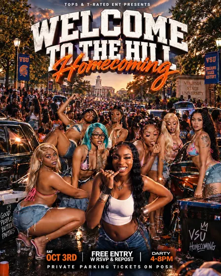 WELCOME TO THE HILL DARTY🧡💙