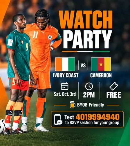 Cameroun vs Cote d'Ivoire Day Party | Dallas