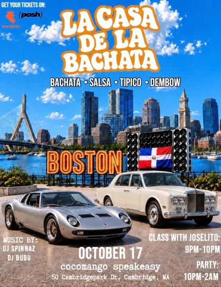 BOSTON BACHATA PARTY @ Cocomango Speakeasy Cambridge | La Casa de la Bachata™
