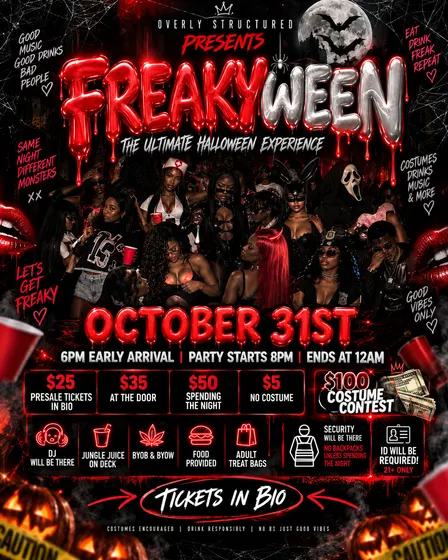 OVERLY STRUCTURED | FREAKYWEEN BNB