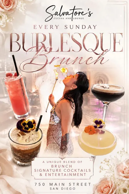 BURLESQUE BRUNCH WITH FIRE, AERIAL & LIVE DJ!