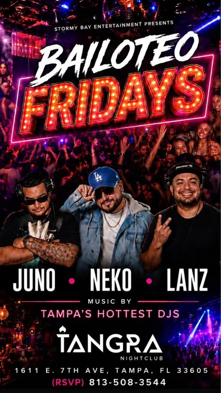 Bailoteo Fridays at Tangra Ybor
