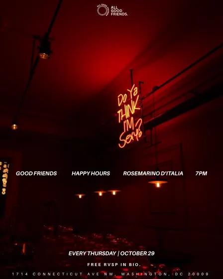 GOOD FRIENDS HAPPY HOURS @ROSEMARINO