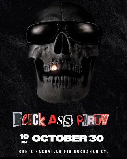 Black Ass halloween party