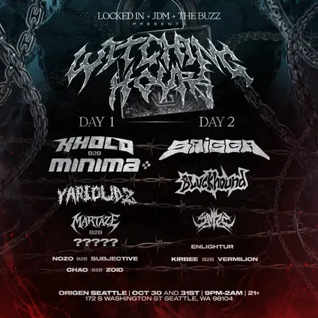 WITCHING HOURS 2 DAY EVENT