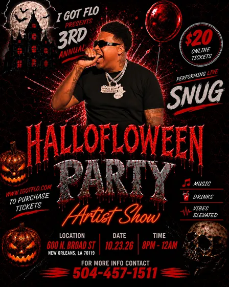 HALLOFLOWEEN PARTY/ARTIST SHOW