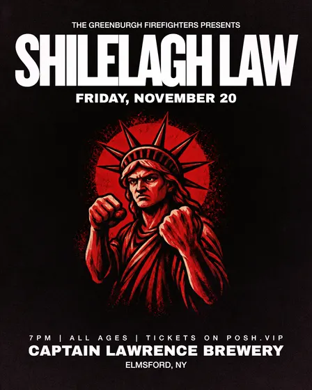 GUFA Presents: Shilelagh Law at Captain Lawrence Brewery