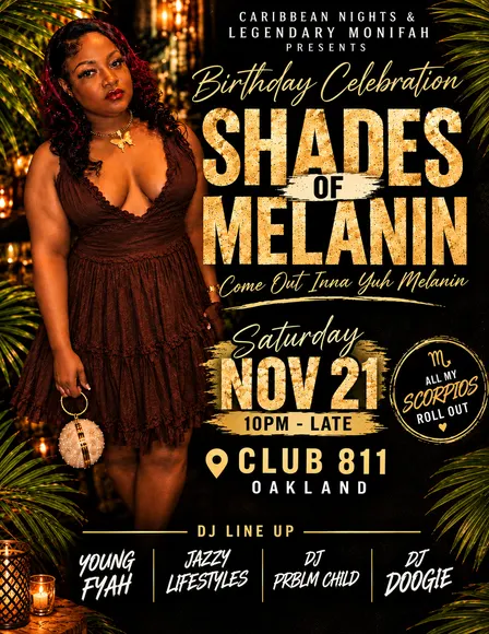 Caribbean Nights & Legendary Presents: Shades Of Melanin