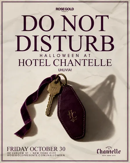 DO NOT DISTURB — Halloween at Hotel Chantelle