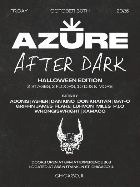 Azure Presents: Azure After Dark Halloween Edition 10/30