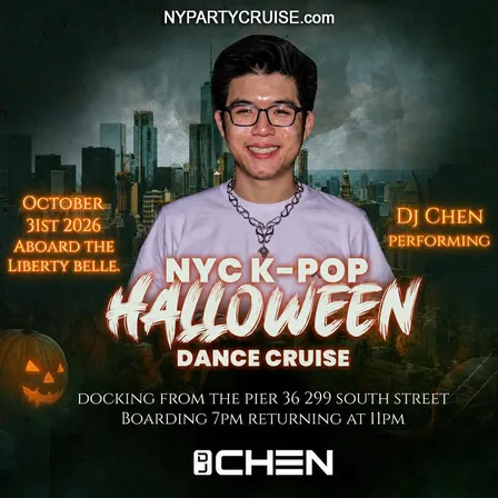 🎃🌜 DJ Chen NYC K-Pop Halloween Dance Cruise